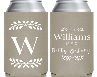 Personalized Can Coolers, Customized Can Coolers, Custom Wedding Favors, Beer Can Cooler, Beer Huggers, Wedding Gifts, Party Favors (49)