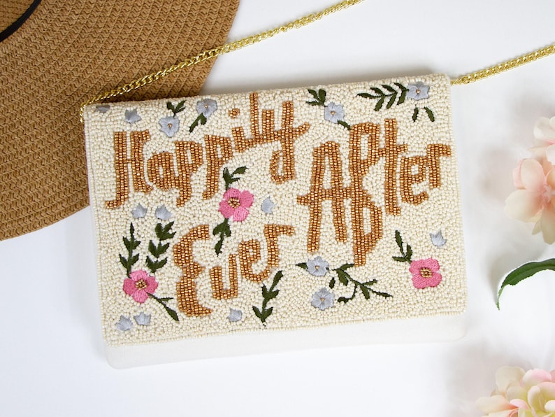 a purse with a happy birthday message on it