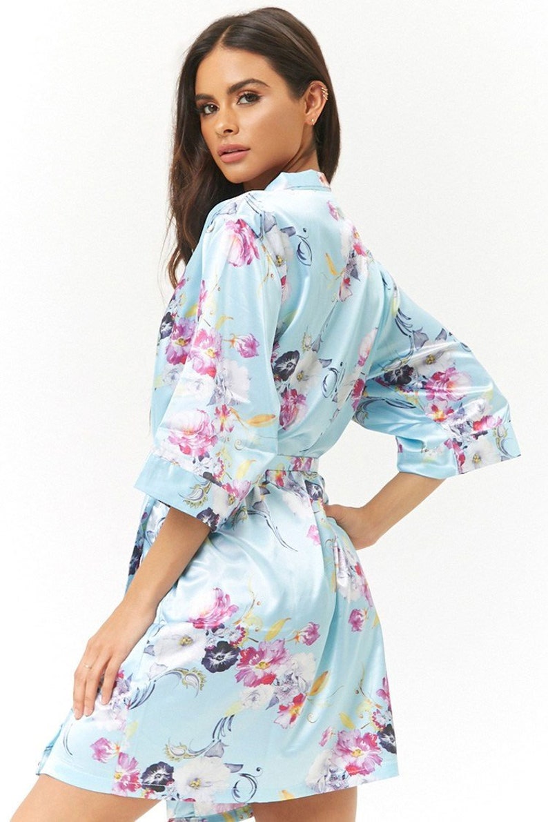 flower bridesmaid robes