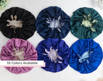 Bonnet d'hiver doublé de satin pour cheveux bouclés -  France