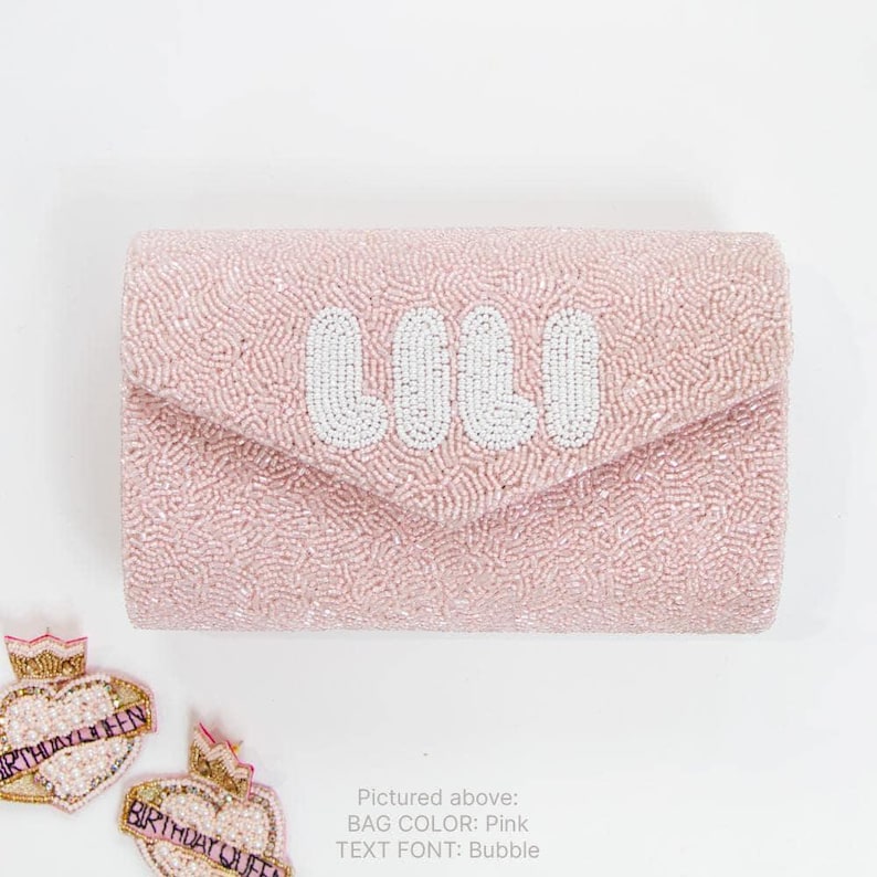 Custom Mini Beaded Clutch