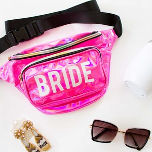 Custom Text Fanny Packs, Wedding Fanny Packs, Beach Wedding Fanny Packs, Personalized Bride Fanny Packs, Bridesmaid Fanny Pack Wedding Gifts image 9