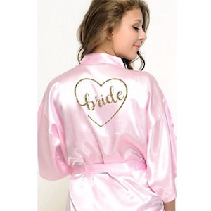 Hearth Style Robes | Personalized Satin Robe | Bridesmaid Robes | Personalized Bridal Robe | Personalized Bridesmaid Robes | Bridesmaid Robe
