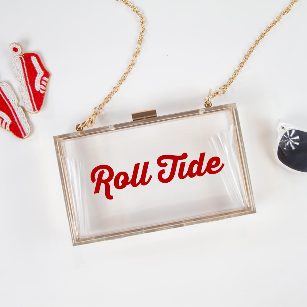 Game Day Purse, Game Day Clear Purse, Game Day Clear Bag, Custom Game Day Acrylic Purse, Game Day Acrylic Bag, Custom Game Day Clear Purse