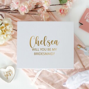 Personalized Bridesmaid Gift Box, Bridesmaid Gift Box, Bridesmaid Proposal & Gift Boxes, Bridesmaid Boxes, and Will you be my bridesmaid box