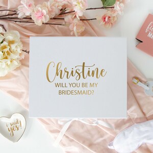 Maid of Honor Proposal box, Bridesmaid Boxes, Personalized Bridesmaid Gift Box, Will you be my bridesmaid box, and Bridesmaid Proposal Boxes