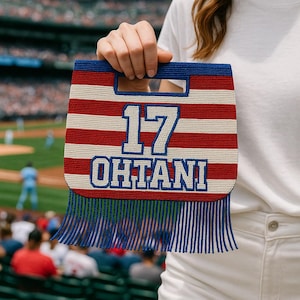 Football Game Day Purse, Game Day Clutch Bag, Custom Beaded Sports Purse, Personalized Football Purse, Customized Beaded Fringe Game Day Bag