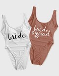 Bride One-Piece Swimsuit | High Cut Swimsuit | Bride One-Piece | Bride Swimsuit | Swimsuit | Bridal Party One-Piece Swimsuits (9)