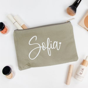 Personalized Makeup Bag for Bridesmaids, Bridesmaid Makeup Bag Gift, Personalized Makeup Pouch, Custom Makeup Pouch Gifts, Bridesmaid Gifts