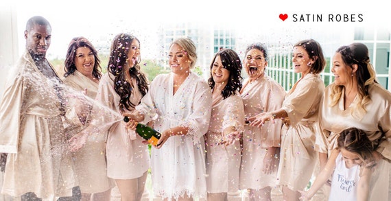 set of 6 bridesmaid robes