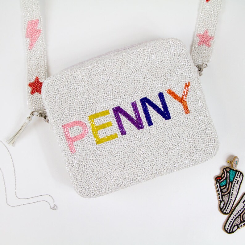 Custom Beaded Box Purse Custom Crossbody Box Bag Handmade Etsy