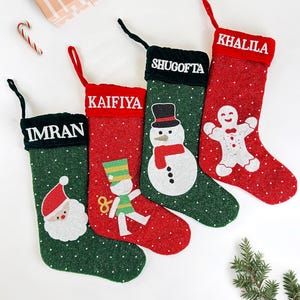 Christmas Stockings, Handmade Christmas Stockings, Personalized Christmas Stocking, Customized Christmas Stockings With Names, Holiday Decor