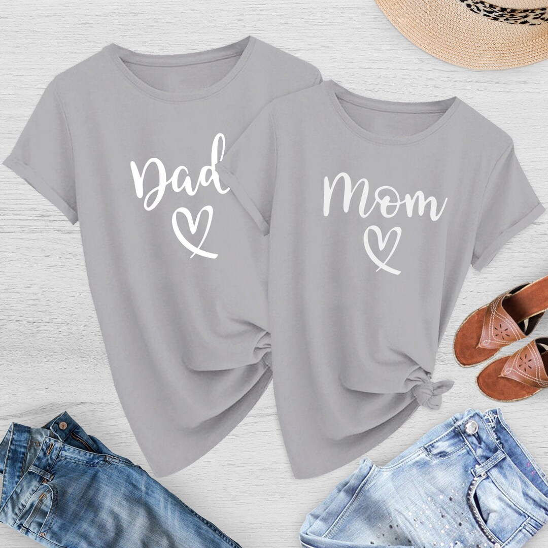 Mommy Daddy T-shirts, Mom Shirt, Dad Shirt,mom and Dad Couple Tees,new ...