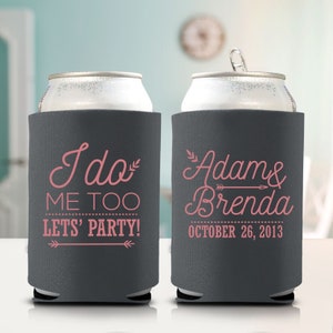 Wedding Party Can Coolers, Wedding Custom Can Coolers, Wedding Can Coolers, Custom Weddding Can Coolers, Wedding Party Favors (08)