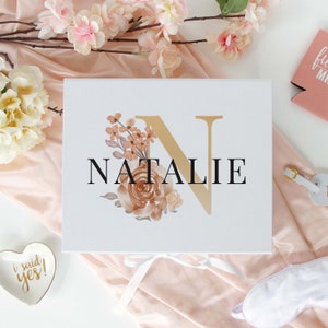 Customized Bridesmaid Gift Box, Personalized Bridesmaid Proposal Box, Personalized Bridal Party Boxes, Personalized Bridesmaid Wedding Boxes
