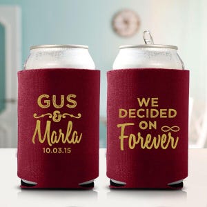 Personalized Wedding Can Coolers, Personalized Wedding Can Coolers, Wedding Custom Can Coolers, Can Coolers for Wedding Party (05)