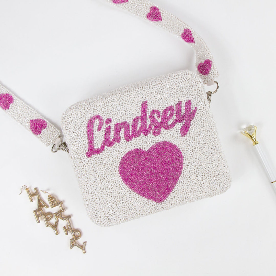 Custom Seed Bead Clutch Bag, Beaded Clutch Purse, Personalized Beaded ...