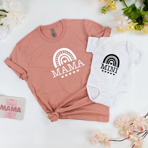 Mama Shirt, Mama Baby Shirts, Mama Mini Matching Shirts, Mommy Baby Shirts, Mother and Daughter Matching Shirt, New Mom Gift Idea, Mom Shirt