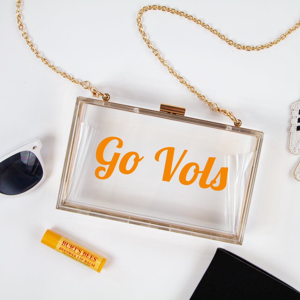 Game Day Clear Purse Stadium Clear Bag School Stadium Purse Etsy