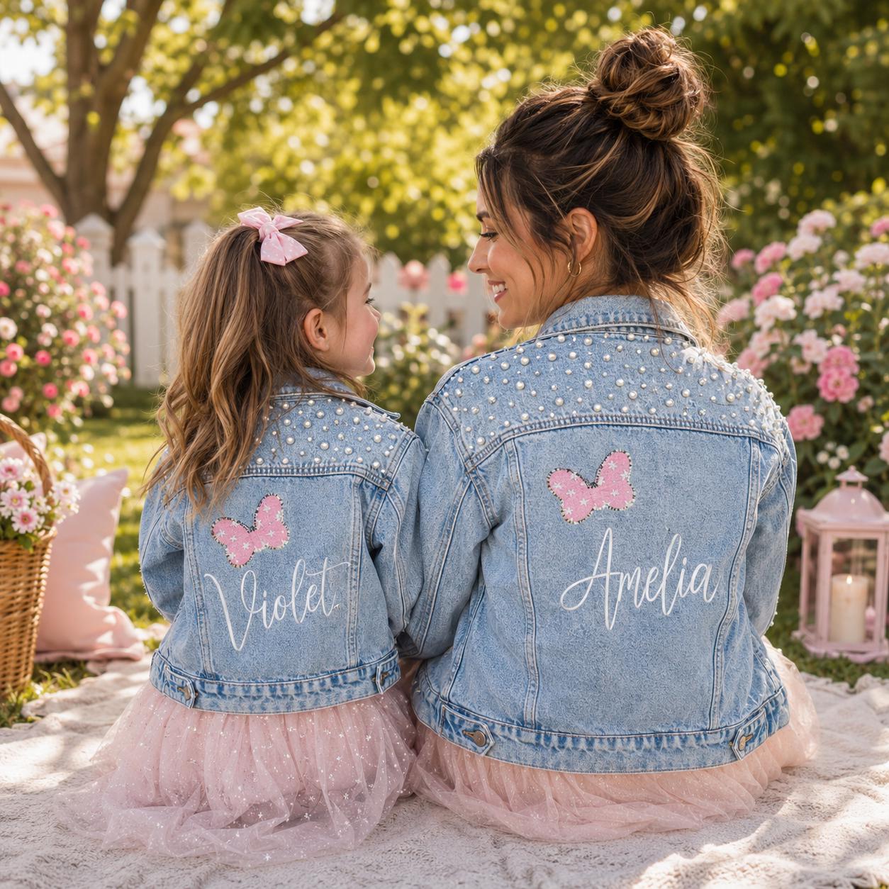 Mama and Me Denim Jacket - Etsy