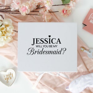 Bridesmaid Gift Box, Bridesmaid Boxes , Bridesmaid Proposal & Gift Boxes, Will you be my bridesmaid box and Personalized Bridesmaid Gift Box
