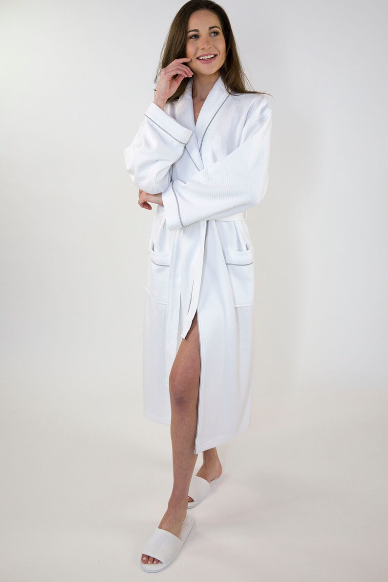 White Robes Personalised Robes Customised Robe His and Hers Etsy