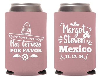 Wedding Custom Can Coolers, Wedding Custom Favors, Personalized Wedding Can Coolers, Wedding Party Can Coolers, Wedding Party Gifts (29)
