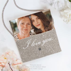 Custom Clutch Gift for Moms, Personalized Mom Clutch Purse, Mom Photo Clutch, Custom Clutch Purse for Mom, Mother of the Bride Clutch - LHFC