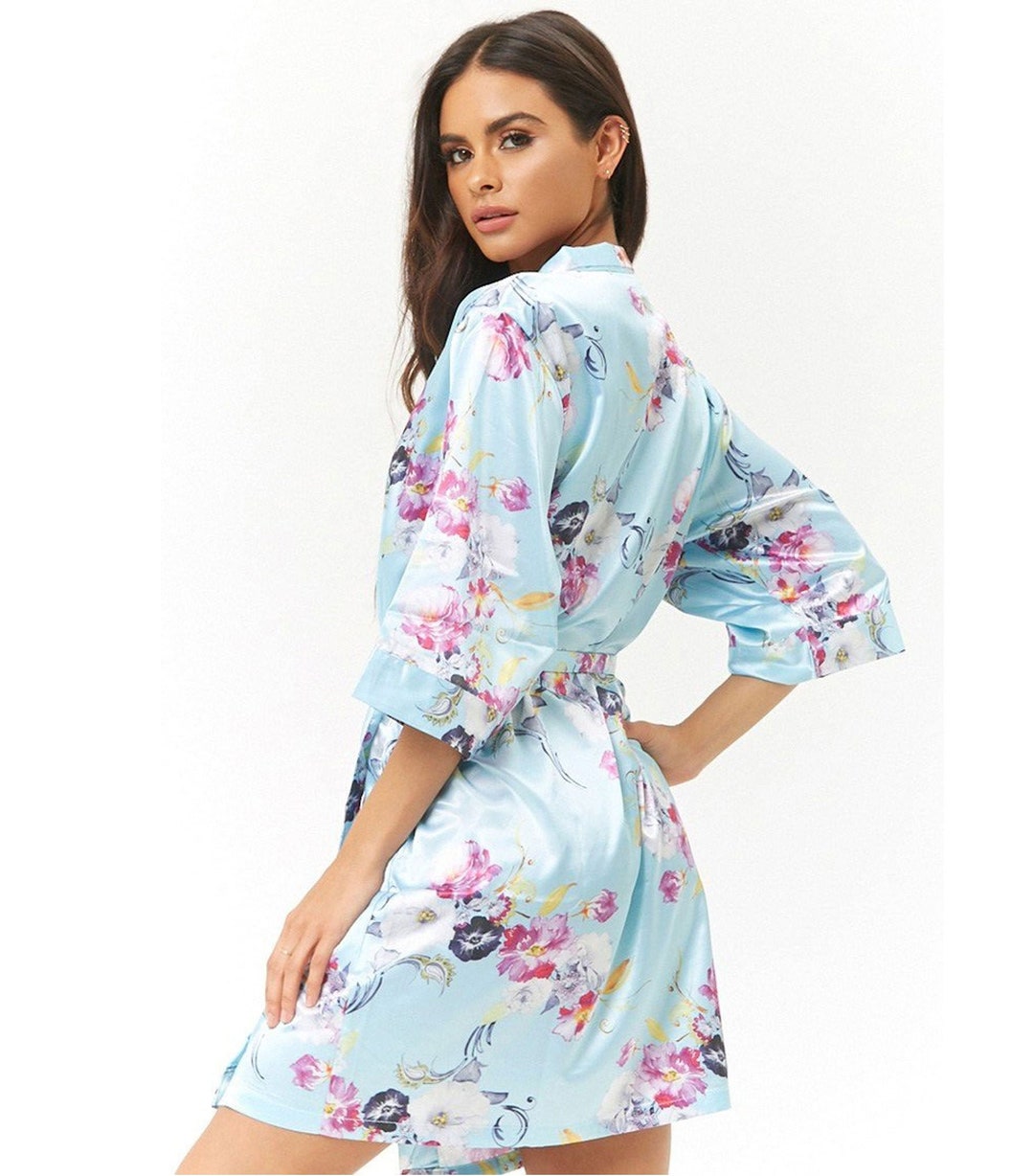 Floral Robes, Floral Robes, Floral Bridesmaid Robes, Floral Bridesmaid ...