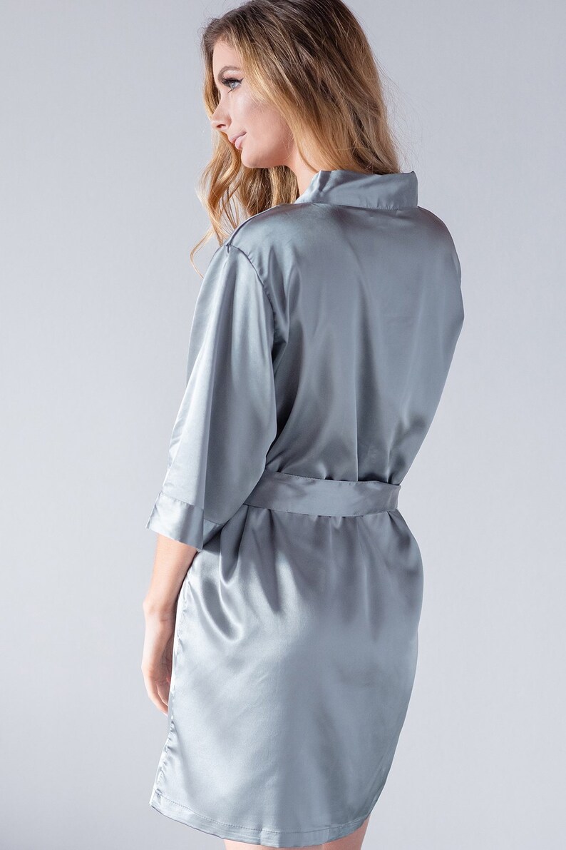 charcoal bridesmaid