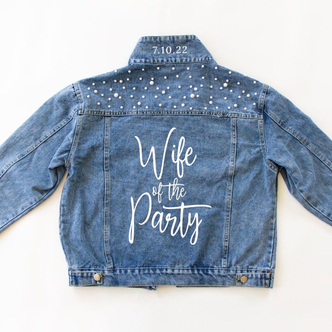 Blue Wife of the Party Denim Jacket, the Party Denim Jacket ...