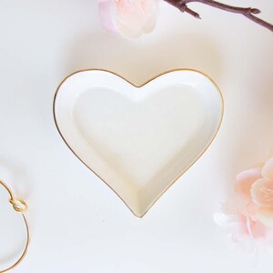 Personalized Photo Trinket Tray, Custom Photo Ring Dish, Bridesmaid Gift, Best Friend Gift, Maid of Honor Est Gift, Heart Jewelry Dish image 6