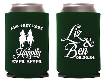 Personalized Wedding Can Coolers, Custom Wedding Can Cooler Favors, Wedding Can Coolers, Wedding Beer Hugger Favors, Custom Can Coolers (2)