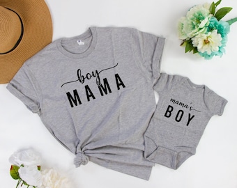 Camisas de mamá niño, camisetas de mamá niño, onsies de niño de mamá, onsies personalizados de niño de mamá, onsies de bebé personalizados, camisas a juego de mamá e hijo, camiseta de mamá