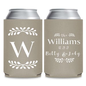Personalized Can Coolers, Customized Can Coolers, Custom Wedding Favors, Beer Can Cooler, Beer Huggers, Wedding Gifts, Party Favors (49)