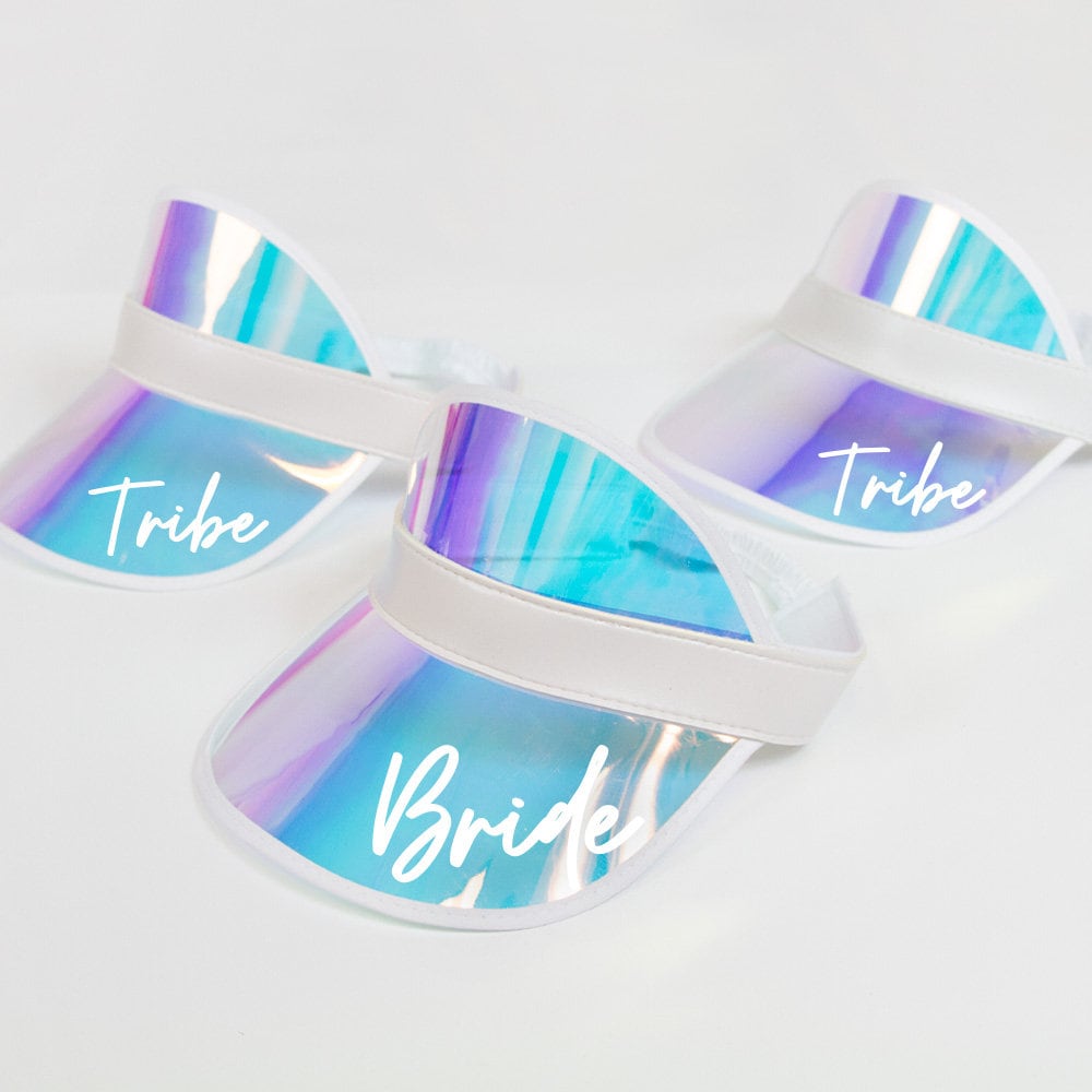 Bride Visors, Bridesmaid Visors, Bridal Visors, Bridesmaid Sun Visors, Retro Visors, Wedding Visors, Bachelorette Party Visor, Custom Visor