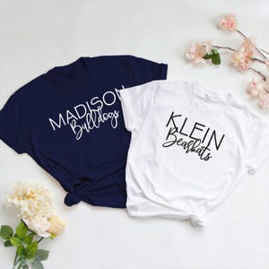 Team Spirit Shirt, School Spirit Shirts, Favorite Team Shirt, Team Tshirt Favorite School Tshirt, Custom Team Shirt, Personalized School Tee