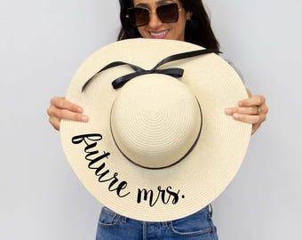 Sombrero de sol flexible personalizado para vacaciones, sombreros para despedidas de soltera, sombreros de playa para damas de honor, sombreros para despedidas de soltera, sombrero de sol para damas de honor, sombreros para damas de honor, regalos.