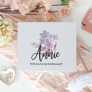 Customized Bridesmaid Gift Box, Personalized Bridesmaid Proposal Box, Personalized Bridal Party Boxes, Personalized Bridesmaid Wedding Boxes