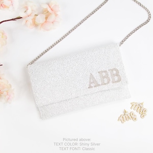 Custom Bride Clutch, Bridal Clutch, Wedding Clutch, Custom Beaded Wedding Purse, Customized Bride Bags, Bridal Clutch Bag For Wedding - LHFC