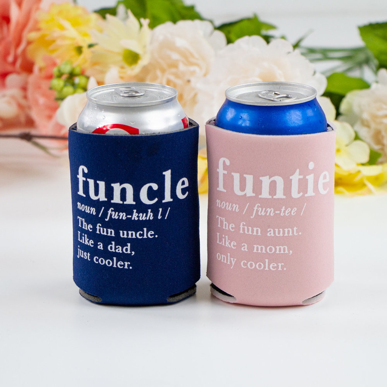 Funtie Can Coolers Funcle Can Coolers Can Coolers for - Etsy