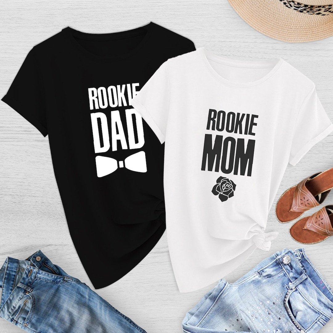 Mommy Daddy T-shirts, Mom and Dad Couple Tees,rookie Dad Rookie Mom ...