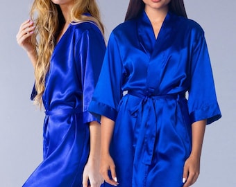 Royal Blue Robes | Royal Blue Bridesmaid Robes | Royal Blue Bridal Robes | Royal Blue Wedding Robes | Royal Blue Bridesmaid Robes | Robes