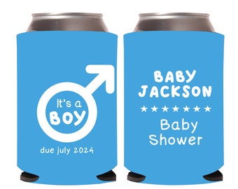 Baby Shower Can Coolers, Custom Baby Shower Can Coolers, Personalized Baby Shower Can Coolers, Can Coolers for Baby Shower (97)