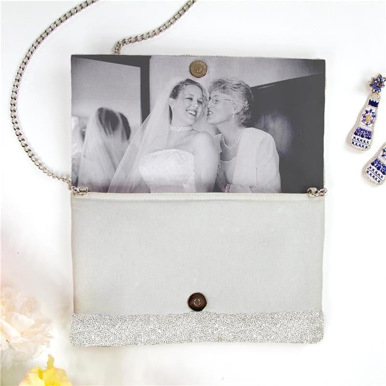 Custom Mother of the Bride Clutch Bag