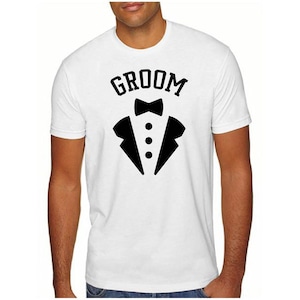 Groom Tux Style Tee | Grooms Tee | Grooms Shirt | Bachelor Tee | Bachelor Shirt | Bachelors Party Tee | Bachelors Party Shirt | Grooms (149)