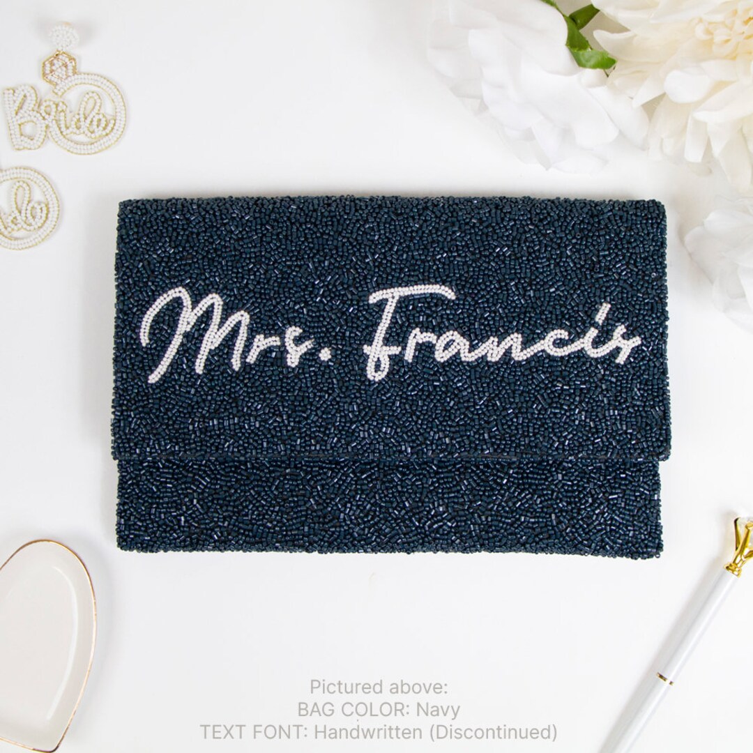 Personalised name clutch bag new arrivals