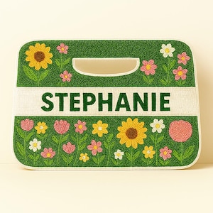 Bolso con cuentas florales, bolso con nombre de jardín, clutch con flores personalizado, bolsos con cuentas florales, bolsos con flores de primavera, bolsos con flores de colores, bolsos para jardín