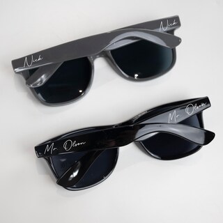 Set 8 Occhiali Da Sole Per Testimoni Di Nozze - Groomsman Shades Con Protezione UV400 - Regalo Addio Al Celibato E Bomboniere Matrimonio