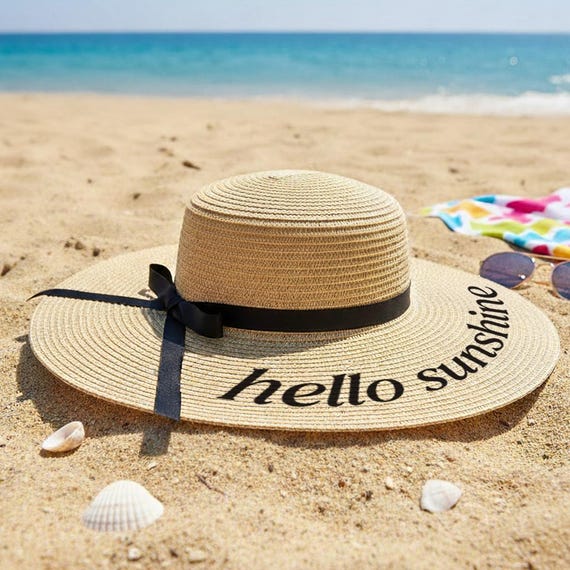 Floppy Beach Travel Hat MEANIT Womens Sun Straw Hat Oversized Wide Brim Summer Hat  main image 2